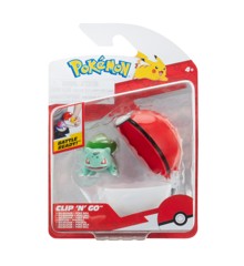 Pokemon - Clip N Go Bulbasaur With Poke Ball (PKW3634)