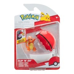 Pokemon - Clip N Go Charmander med Poke Ball