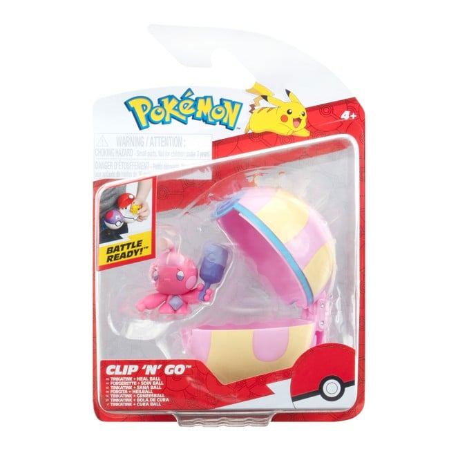 Pokemon - Clip N Go Tinkatink med Heal Ball