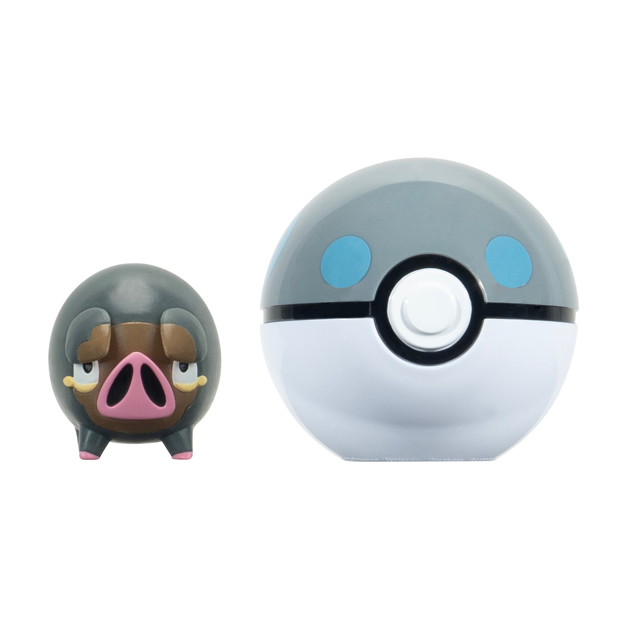 Pokémon Clip 'N' Go Lekesett Lechonk med Poké-ball -  Film  & Eventyrfigurer - Plast