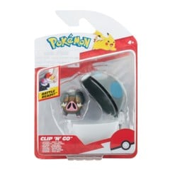 Pokemon - Clip N Go Lechonk med Heavy Ball