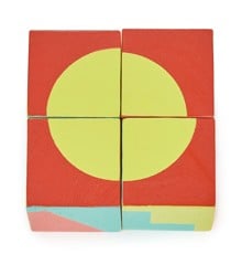 Mentari - Block Puzzle 4 pcs - Shapes and Colours - (MT7113)