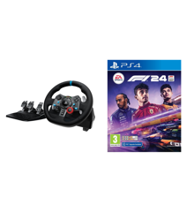 Logitech - G29 Driving Force PS3/PS4/PC - Bundle with F1 24 PS4