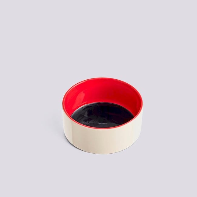 HAY - Dog Bowl Small Blue Red 15 x 7 cm - (AD866-A601-AL51)