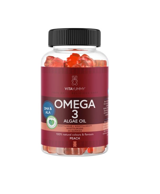 VitaYummy - Omega 3 Peach 60 psc