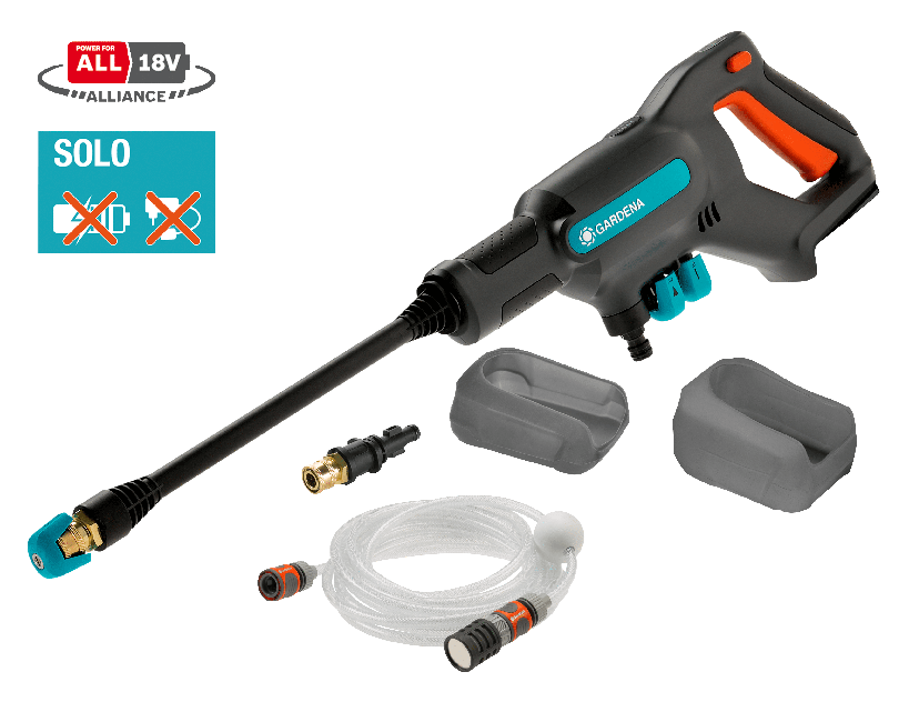 Gardena - GARDENA Akku-Mitteldruckreiniger AquaClean 24/18V P4A solo