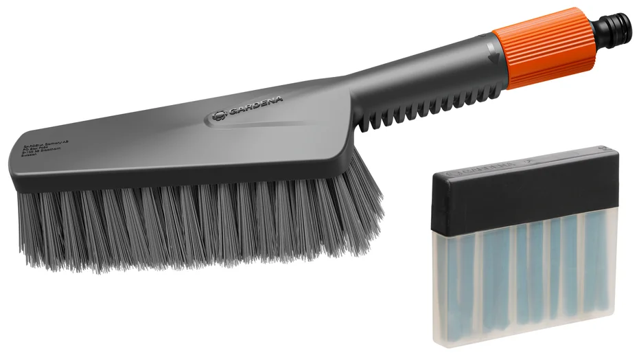 Gardena - Cleansystem vaskesæt m. blød håndbørste M