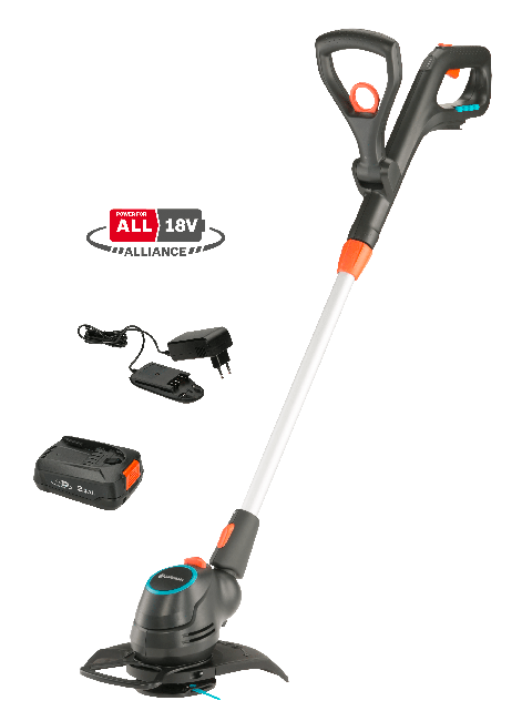 Gardena - Gardena ComfortCut 23/18V P4A 23 cm Batteri Sort, Blå, Oransje, Sølv