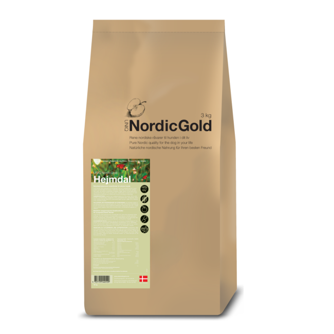 UniQ Nordic Gold - Hejmdal  Dog Food with insects  Adult 3 kg