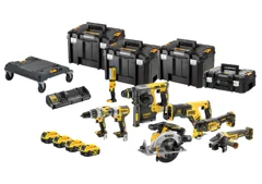 Dewalt DCK853P4T-QW 8-piece Combopack XR 18 Volt 5.0 Ah Li-Ion incl. 4 batteries in TSTAK cases