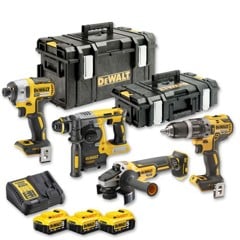 DeWALT Werkzeuge - Akku-Werkzeug-Set, 10-teilig, mit Akkus und Ladegerät DCK422P3