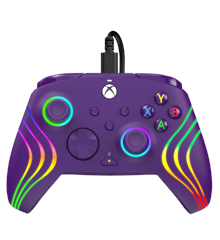 PDP Afterglow Wave Wired Controller - Purple