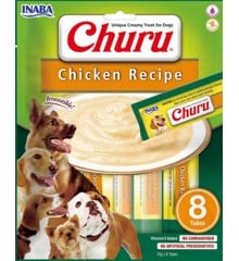 CHURU - 4 x Chicken 8stk  til Hund 32 rør ialt