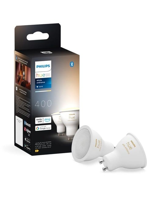 Philips Hue - White Ambiance 4.2W GU10 2-Pack  (2024)