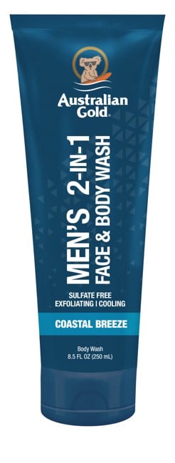 Australian Gold - Men's 2in1 Face & Body Wash 250 ml - Reinigungscreme