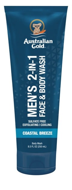 Australian Gold - Men's 2in1 Face & Body Wash 250 ml - Rens