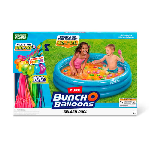 Bunch O Balloons - Pool with 100 self-sealing water balloons (56590) - Leker