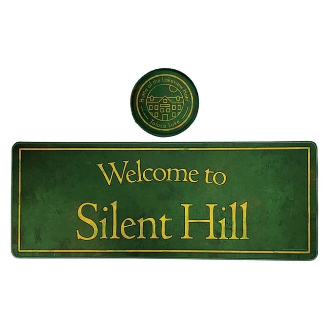 Silent Hill XL Desk Pad and Coaster Set