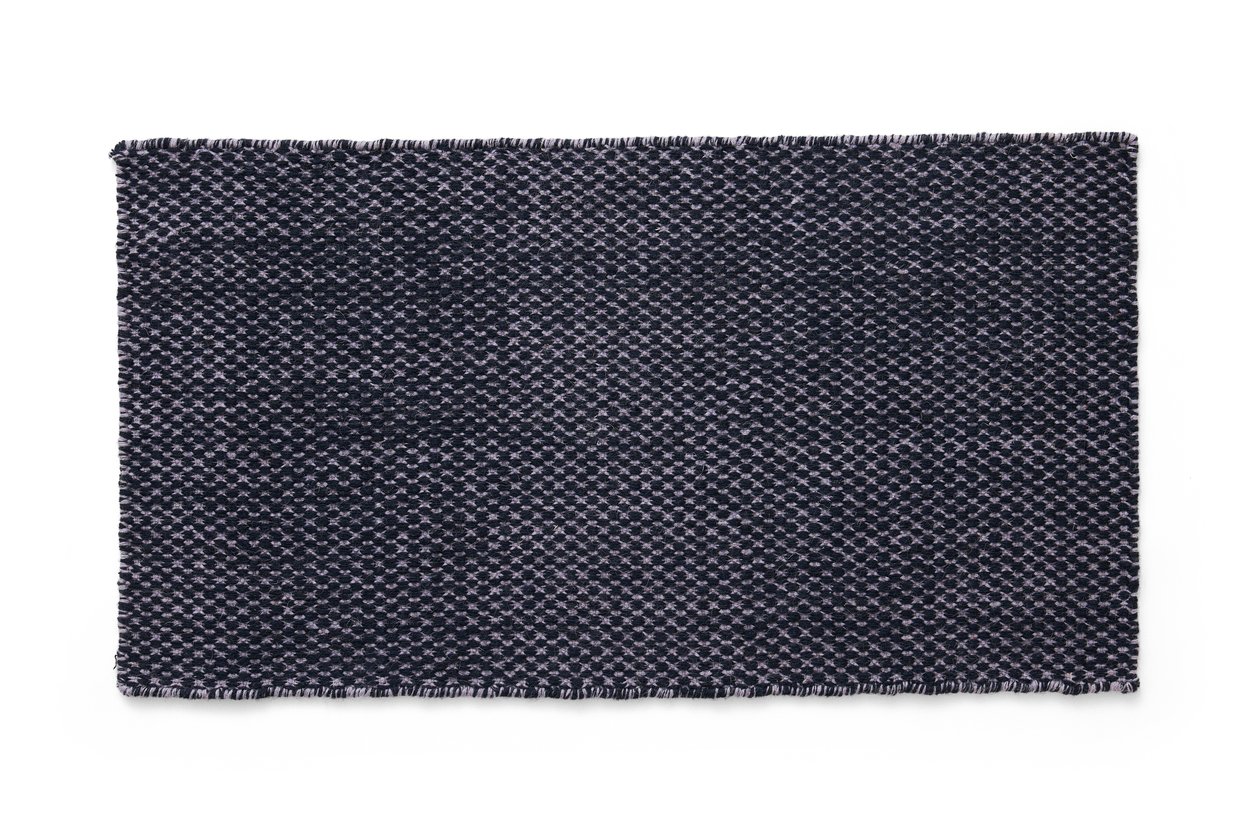 HAY Moiré kelimgulvteppe 52x95 cm Lilac