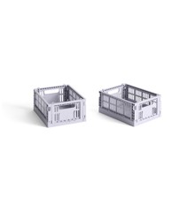 HAY - Set of 2 Colour Crate Mini - Lavender