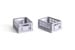 HAY - Set of 2 Colour Crate Mini - Lavender thumbnail-1