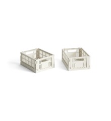 HAY - Set of 2 Colour Crate Mini - Off White