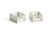 HAY - Set of 2 Colour Crate Mini - Off White thumbnail-1