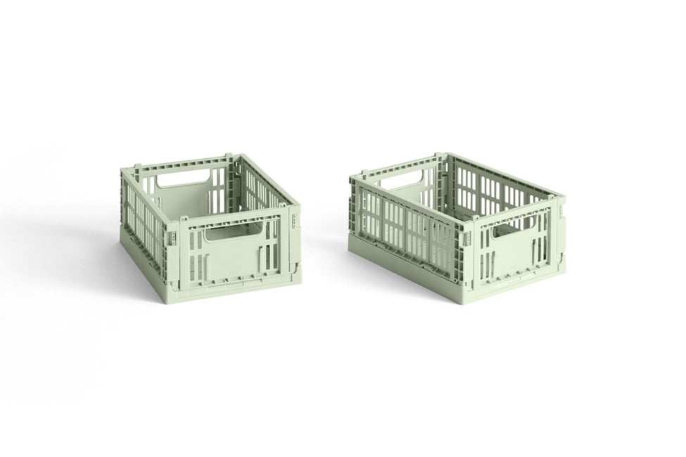 HAY - Set of 2 Colour Crate Mini - Mint