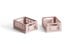 HAY - Set of 2 Colour Crate Mini - Blush thumbnail-1