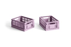 HAY - Set of 2 Colour Crate Mini - Dusty Rose