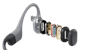 Shokz - OpenSwim Pro, Bone Conduction Headset - Grey thumbnail-6