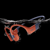 Shokz - OpenSwim Pro, Bone Conduction Headset  - Red thumbnail-2