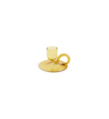 HAY - Tiny Candleholder Curved - Yellow