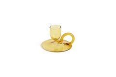 HAY - Tiny Candleholder Curved - Yellow