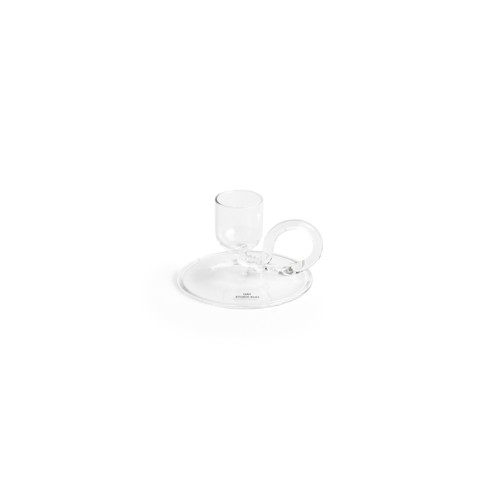 HAY - Tiny Ljusstake Curved H5 cm (Klar)