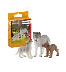 Schleich - Wild Life -  Ulvemor med hvalpe (42472)