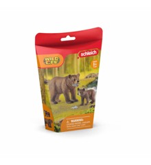 Schleich - Wild Life - Grizzly Bear Mother With Cub (42473)