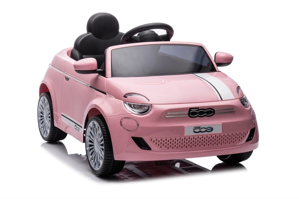 Azeno - Electric Car - Fiat 500e  12V - Pink (6951305)