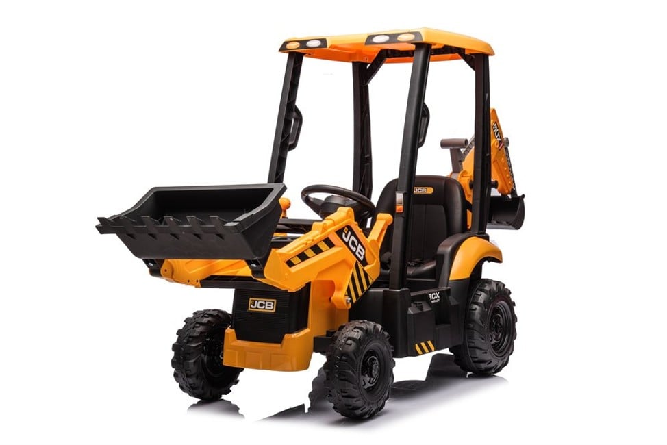 Azeno - Elektrisk Køretøj - JCB Rendegraver 12V - Gul