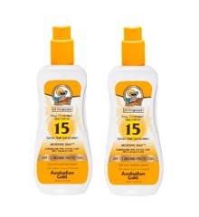Australian Gold - 2 x Sunscreen Spray SPF 15 237 ml