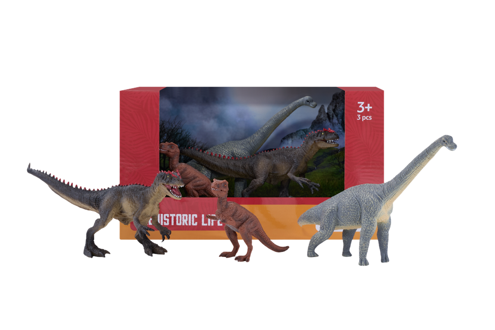 Mojo - Dinosaur Set 1- Prehistoric animals, 3 pcs (MJ-380039)