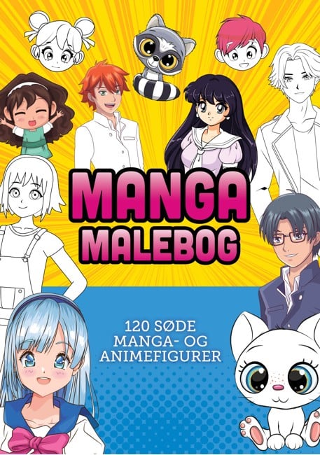 Legind - Manga Colouring Book
