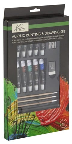 Nassau - Painting and drawing set 20pcs (AR0703/GE)