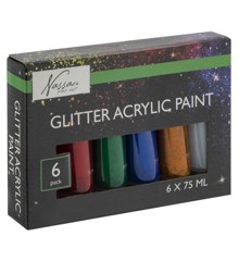 Nassau - Acrylic glitter paint  6x75ml (AR0756/GE)
