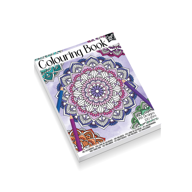 Craft ID - Colouring book - Flowers