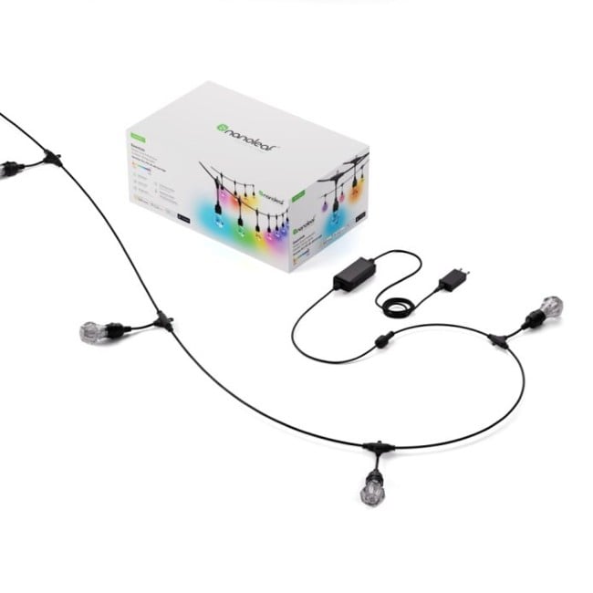 Nanoleaf - Essentials Matter Smart Multicolour Outdoor String Light Starter Kit 30m