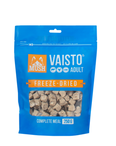 MUSH - Vaisto Blue Freeze-dried BEEF-TURKEY-SALMON  250gr