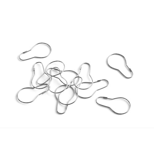 HAY - Duschdraperiringar – 12-pack (Krom)