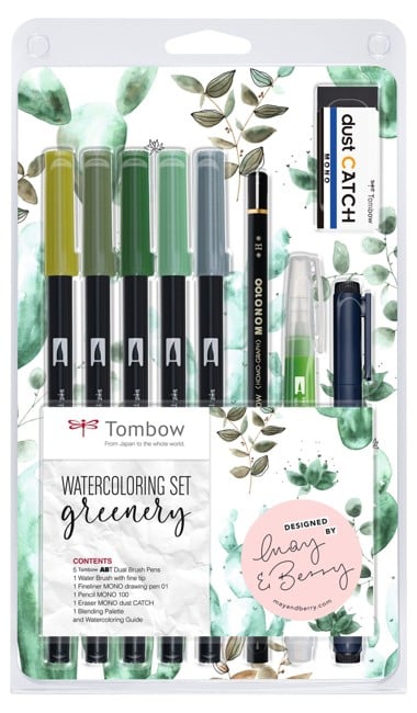 Tombow - Vattenfärg ABT Dual Brush Set