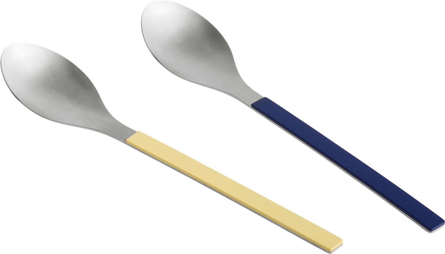 MVS serveringsskje 2-pakning Dark blue-yellow